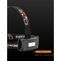 Supfire Camping faro recargable con zoom faro 1500 lúmenes linterna frontal con zoom led faro